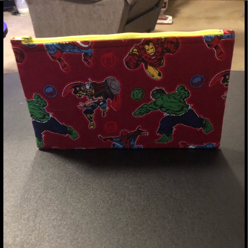 Handmade Zipper Pencil Pouch (lined)